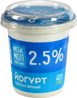 Йогурт ММЗ 300г 2.5% термостатний ст