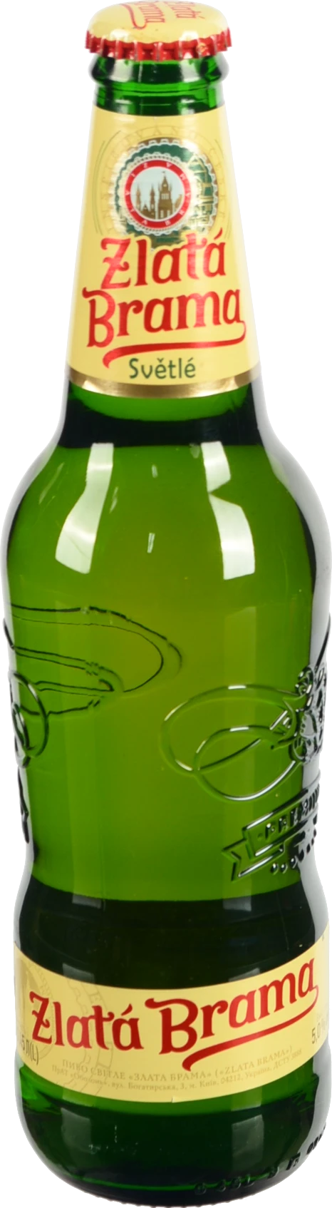 Пиво Zlata Brama 0.45л 5% скло