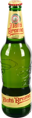 Пиво Zlata Brama 0.45л 5% скло