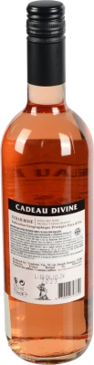 Вино Syrah Rose IGP Pays dOc  сухе рож 0.75л6 ТМ Cadeau Divin