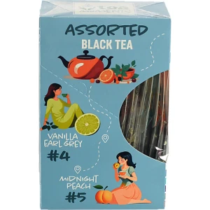 Асорті набір  «Асорті Чорного Чаю»ТМ «Tea Moments»кадді - пакет 33.6г