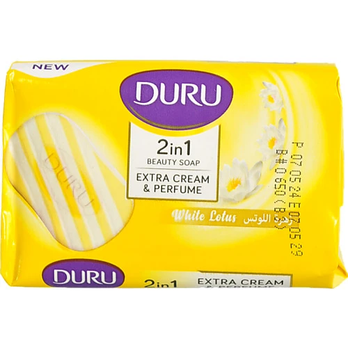 Мило косметичне 2в1 White lotus Extra cream&Perfume Duru 100г