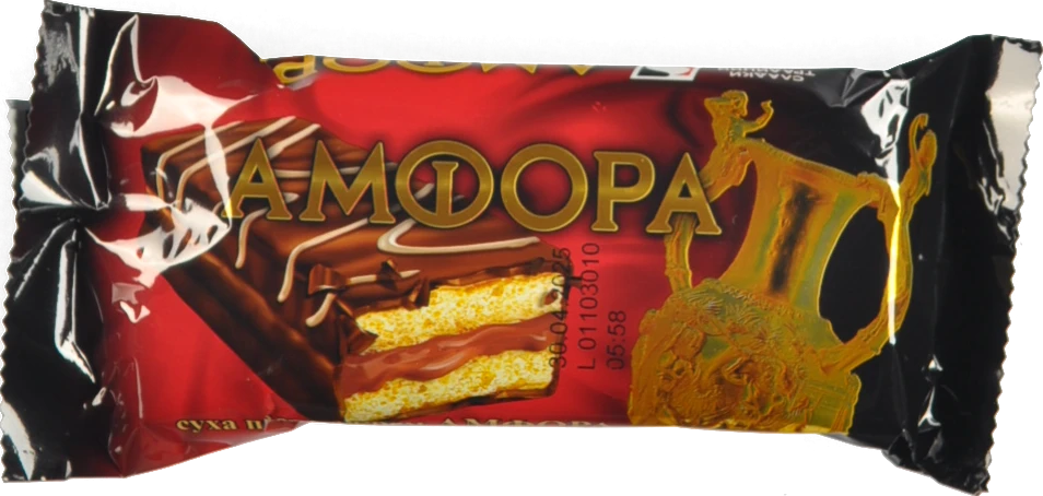 Бісквіт Crystal 70г amphora какао крем