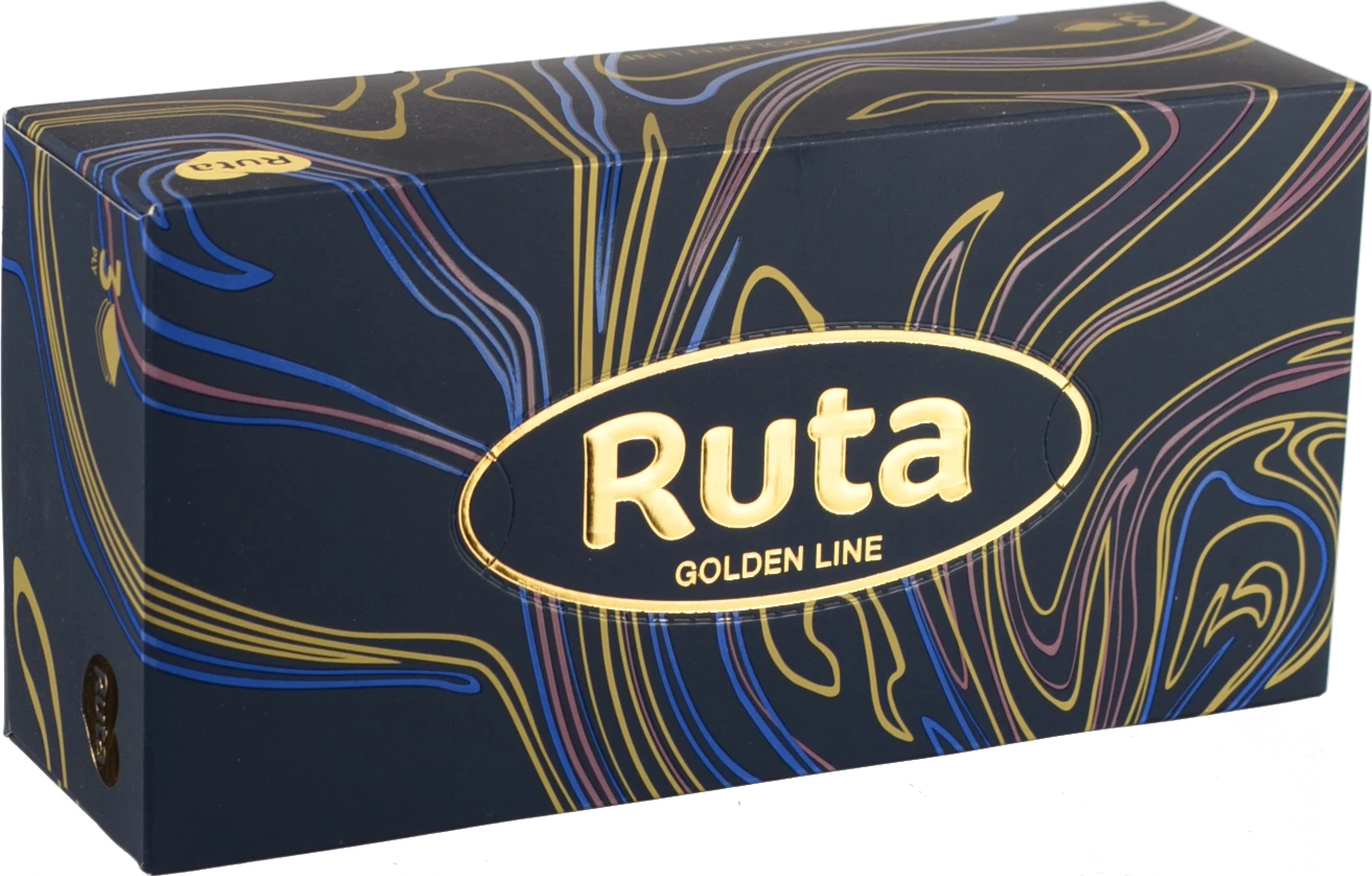 Серветки косметичні Ruta 90л 3ш білі пенал