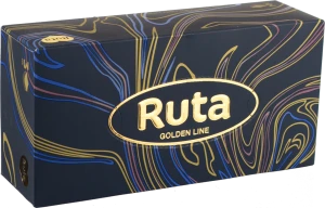 Серветки косметичні Ruta 90л 3ш білі пенал