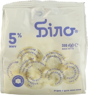 Сир к.м. Біло 350г 5% пакет