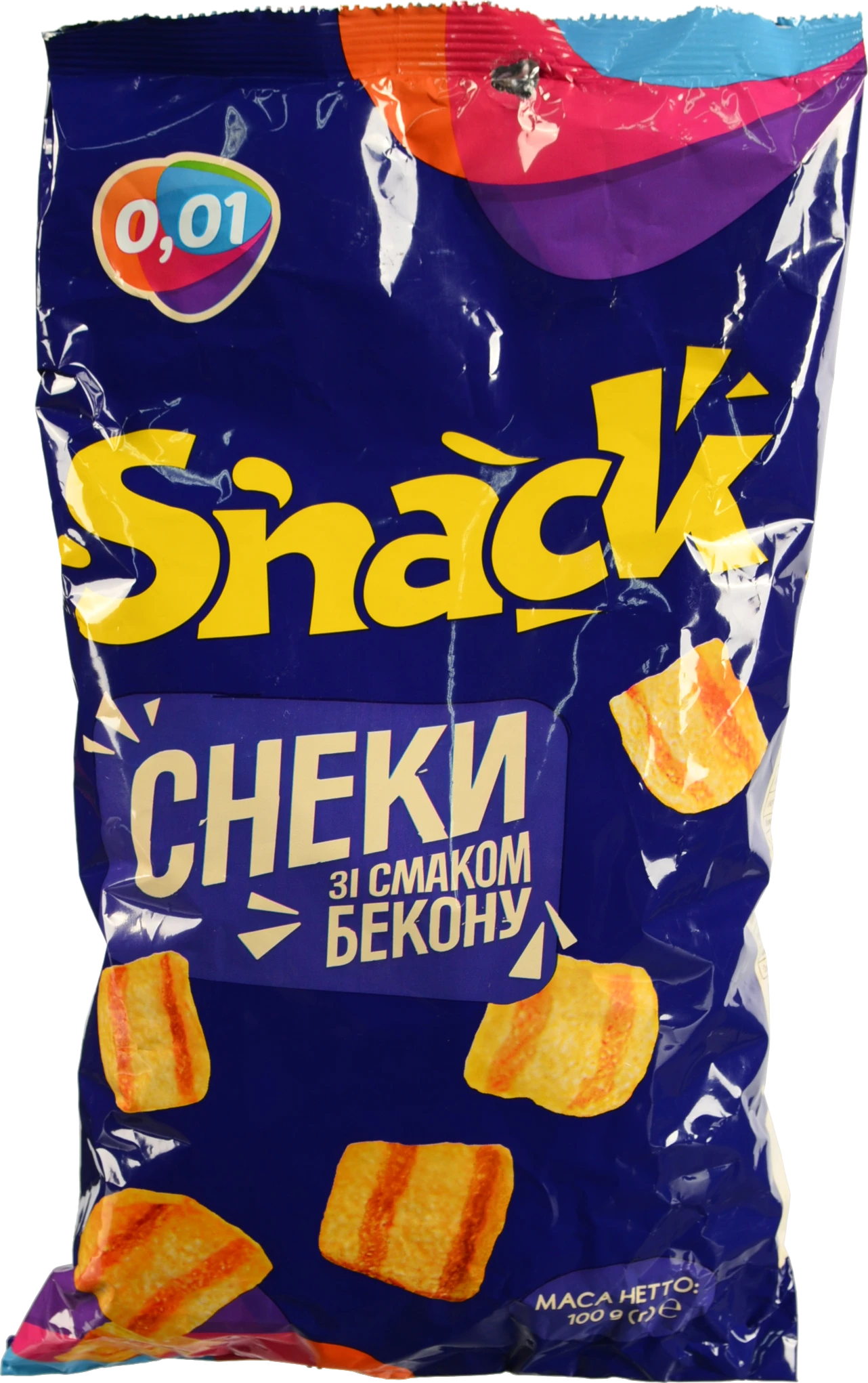 Снеки 0.01 100г бекон