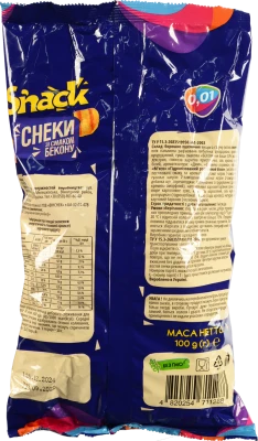 Снеки 0.01 100г бекон