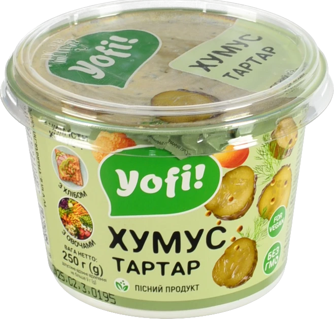 Хумус Yofi 250г тартар