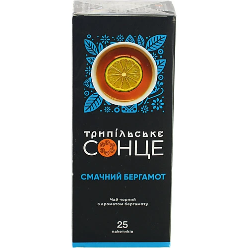 Чай «Смачний Бергамот» ТМ «Трипільське Сонце» 25 пак1.5