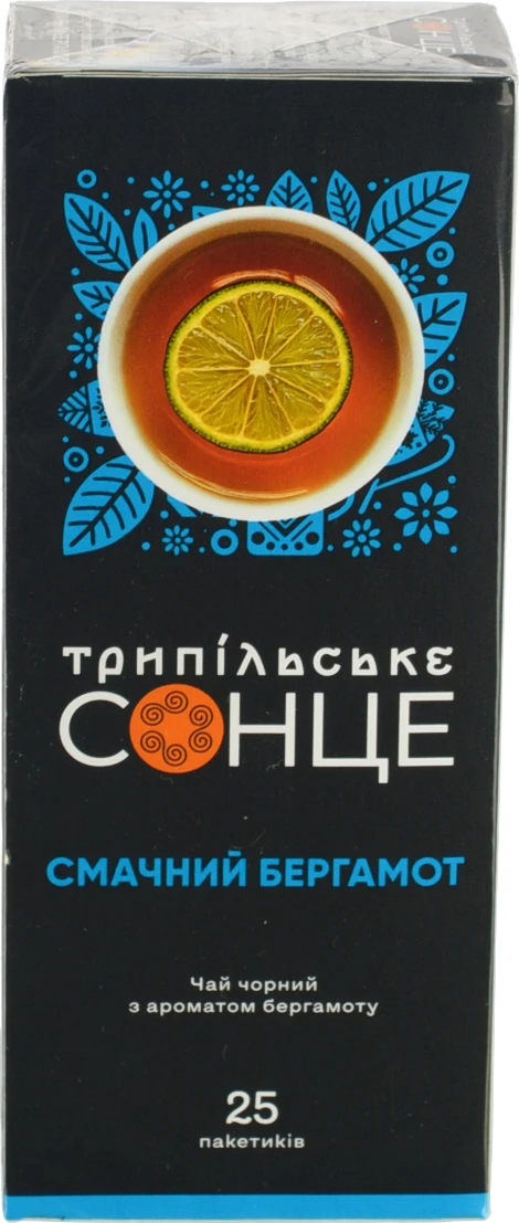 Чай «Смачний Бергамот» ТМ «Трипільське Сонце» 25 пак1.5