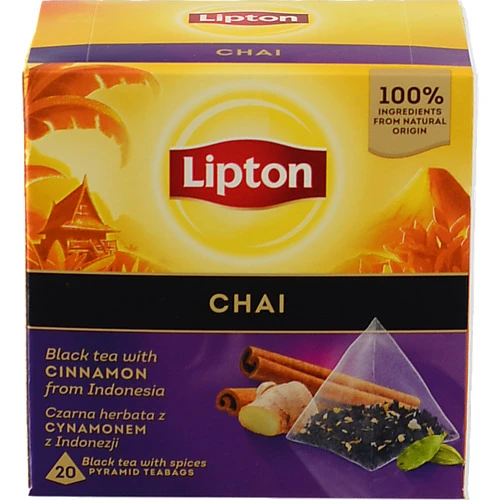 Чай Lipton 20п чорний chai