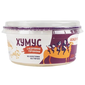 Хумус Hungry papa 250г з кедровими горішками