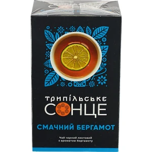 Чай чорн«Смачний Бергамот» ТМ «Трипільське Сонце» 80 г