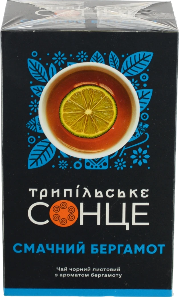 Чай чорн«Смачний Бергамот» ТМ «Трипільське Сонце» 80 г
