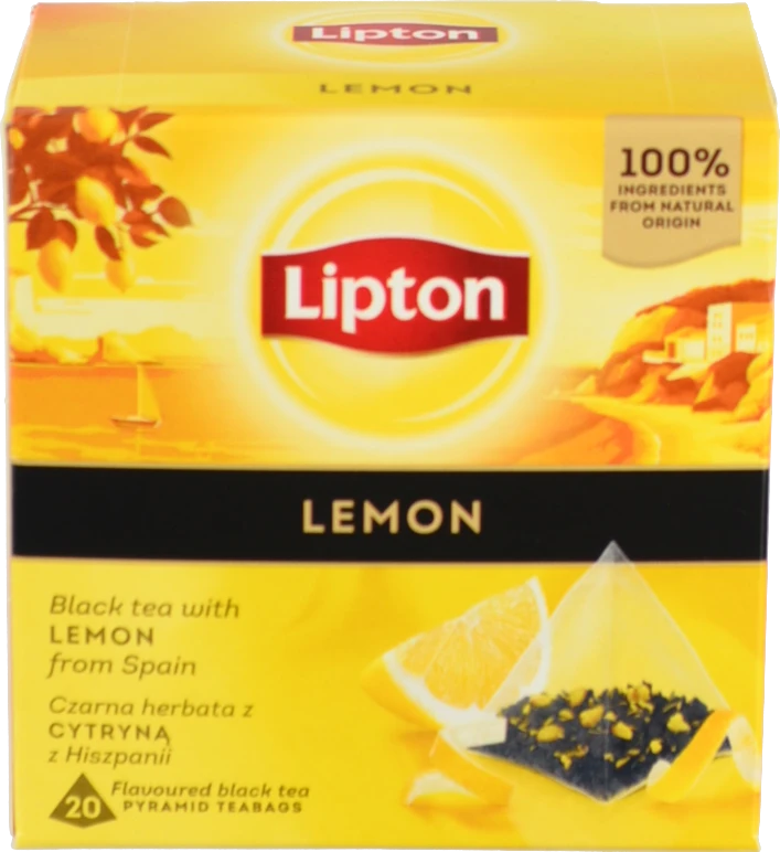 Чай Lipton 20п чорний lemon