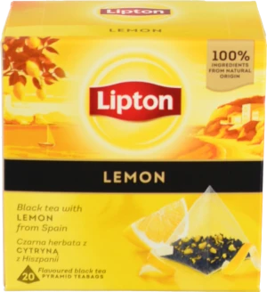 Чай Lipton 20п чорний lemon
