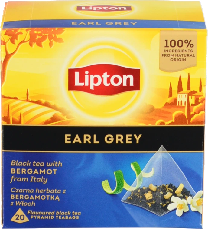 Чай Lipton 20п чорний earl grey