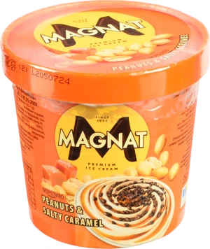 Морозиво Хладик 350г magnat peanuts salty caramel карт.ст