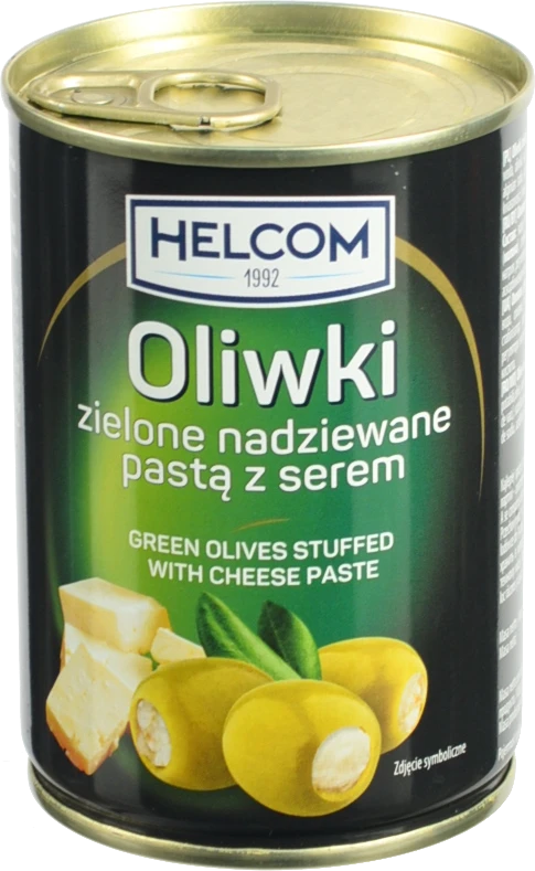 Оливки Helcom 280г фаршировані сиром