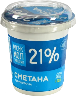 Сметана ММЗ 300г 21% жирн.