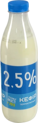 Кефір ММЗ 850г 2.5% термостатний бут