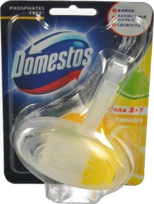 Блок для унітазу гігієнічний Лимон Сила 3в1 Domestos 35г