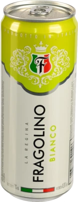 Напій винний 0.33л 7% напівігристий Bianco La Regina Fragolina з/б