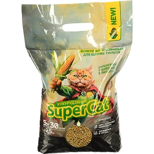 Наповнювач Super Cat 2.5 кг кукурудзяний комкуючий