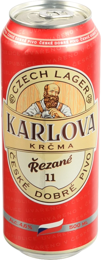 Пиво 0.5л 4.6% янтарне пастеризоване фільтроване Karlova Krčma з/б