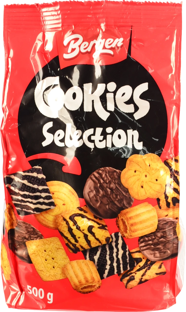 Печиво Bergen Cookies 500гр Selection