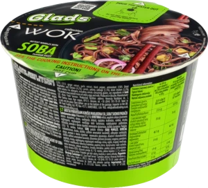 Локшина швидкого приготування з соусом Soba Wok Glads 95г
