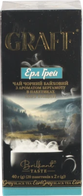 Чай Graff Ерл Грей чорний 20 пакетиків