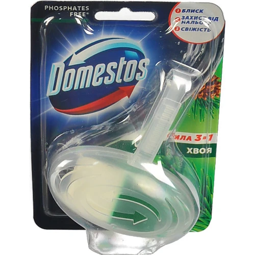 Блок для унітазу гігієнічний Хвоя Сила 3в1 Domestos 35г