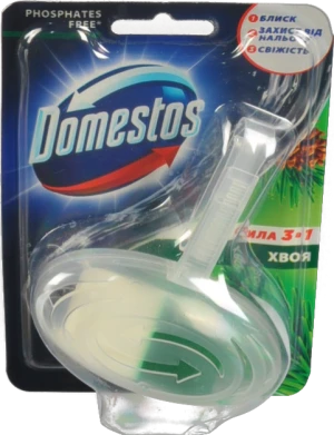 Блок для унітазу гігієнічний Хвоя Сила 3в1 Domestos 35г