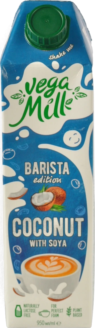 Напій кокосовий з соєю ультрапастеризований Barista edition Vega Milk 950мл