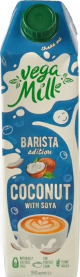 Напій кокосовий з соєю ультрапастеризований Barista edition Vega Milk 950мл