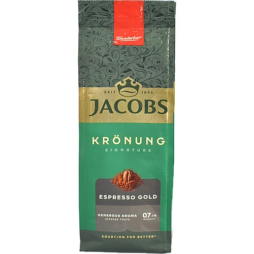 Кава натуральна смажена мелена Espresso Gold Kronung Jacobs м/у 200г