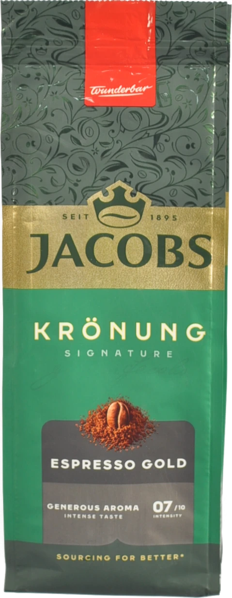 Кава натуральна смажена мелена Espresso Gold Kronung Jacobs м/у 200г
