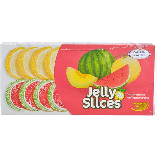 Цукерки Zaharni Zavodi 180г желейні диня кавун Jelly Slices