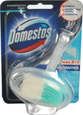 Блок для унітазу гігієнічний Атлантік Сила 3в1 Domestos 35г