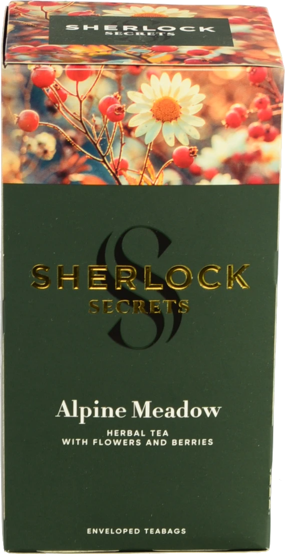Чай Sherlock Secrets "Альпійський луг" 22 пакетики по 1.5г