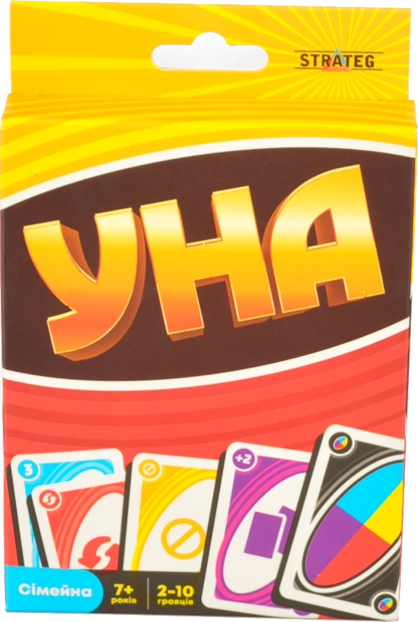 Настільна гра Strateg УНА classic карткова 30447