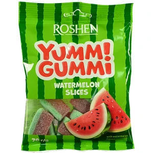 Цукерки желейні Watermelon slices Yummi Gummi Roshen м/у 70г