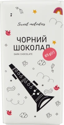 Шоколад Sweet Melodies 85г чорний PL