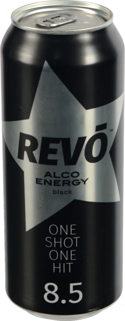 Напій слабоалкогольний Revo Alco Energy Black 500 мл 8.5%