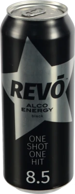 Напій слабоалкогольний Revo Alco Energy Black 500 мл 8.5%