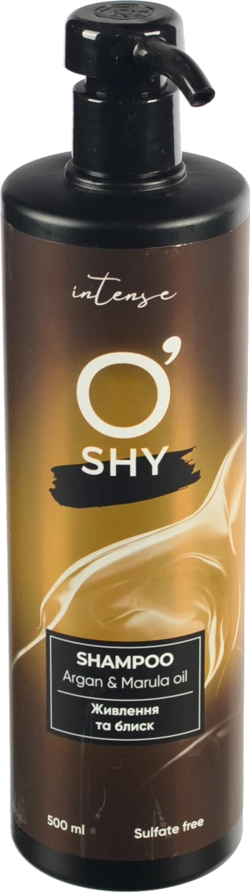 Шампунь Argan&Marula oil Живлення та блиск Intense O'shy 500мл