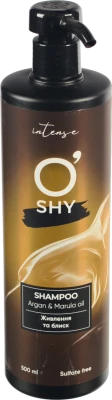 Шампунь Argan&Marula oil Живлення та блиск Intense O'shy 500мл