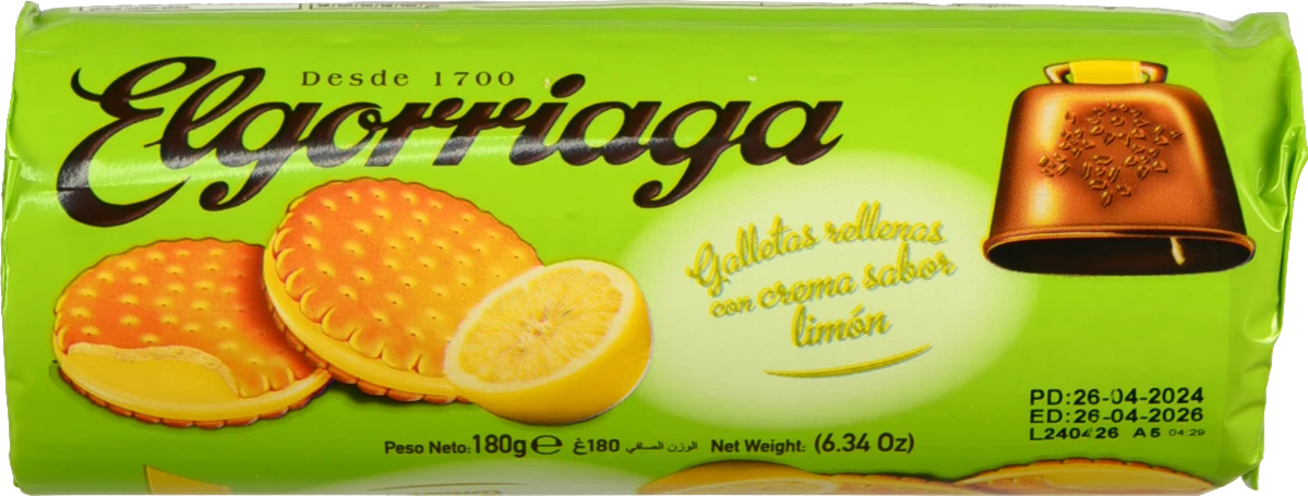 Печиво Elgorriaga 180г лимон